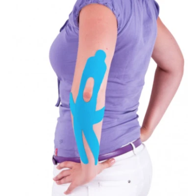 Banda kinesiologica Rocktape 5cm x 5m ALBASTRU