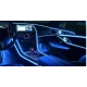 Banda LED auto design interactiv 6 m RGB impermeabil 12V 5W raza control 12 m control din aplicatie