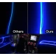 Banda led auto fibra optica cu bluetooth