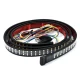 Banda LED autoadeziva rosu galben alb Iluminare 1.5M 12V pentru masina