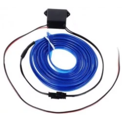 Banda LED Neon Auto  2M ALBASTRA