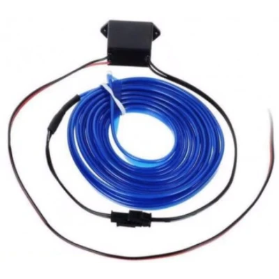 Banda LED Neon Auto  2M ALBASTRA