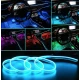 Banda LED Neon Auto  2M ALBASTRA