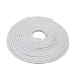 Banda Protectie Usa Auto Alba pentru Usi din Cauciuc 5M 