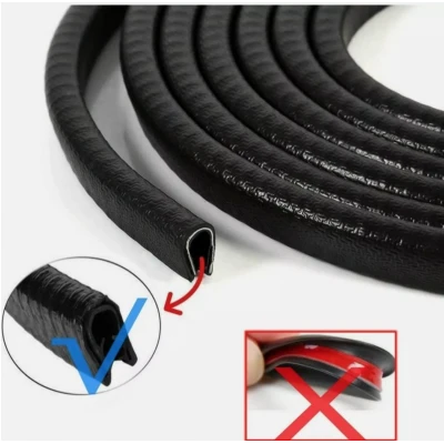 Banda Protectie Usa Auto Neagra din Cauciuc 5M