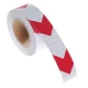 Banda reflectorizanta ALBA cu sageata ROSIE tip fagure rola 25m x 5 cm