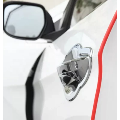 Banda ROSIE de protectie auto pentru usi din cauciuc  5M