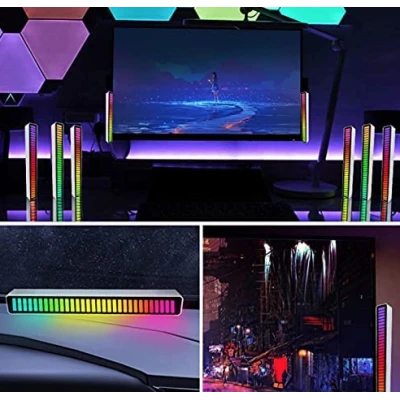 Bara RGB 32 leduri sincronizare muzicala 18 culori (bara de ritm) ALBA
