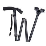 Baston de sprijin Trusty Cane cu inaltime reglabila pliabil cu lanterna