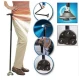 Baston de sprijin Trusty Cane cu inaltime reglabila pliabil cu lanterna