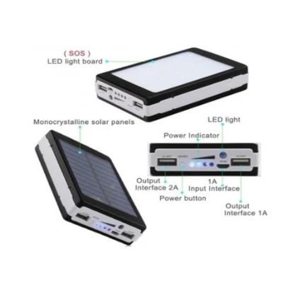Baterie externa 2.000 mah cu panou solar XL