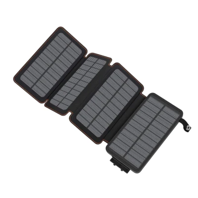 Baterie Externa Solara Power Bank 20 000 mAh 4 Panouri