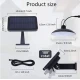 Bec cu incarcare solara cod 1008 cu telecomanda de exterior pentru camping