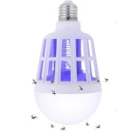 Bec cu Lampa UV Impotriva Insectelor Lumina Alba 12W