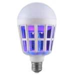 Bec cu Lampa UV Impotriva Insectelor Lumina Alba 12W
