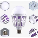 Bec Led 2 in1 Cu Lampa UV Impotriva insectelor15W E27