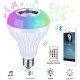 Bec led cu difuzor Bluetooth si telecomanda