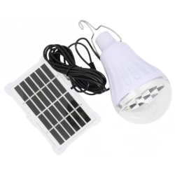 Bec LED cu panou solar CL 028MAX 10 W CcLamp