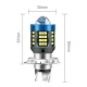 Bec Led H4 MOTO cu doua faze 3030 cu 61 LED SMD temperatura 6000k putere 160W 15000 lm