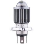 Bec LED H4 MOTO cu RADIATOR si doua faze 5730 led SMD putere 140W temperatura 6000K 12000 lumeni