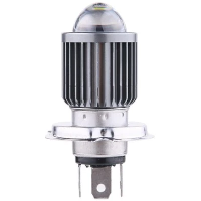 Bec LED H4 MOTO cu RADIATOR si doua faze 5730 led SMD putere 140W temperatura 6000K 12000 lumeni