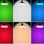Bec smart XY 730 cu difuzor telecomanda conectare Bluetooth 12 culori LED