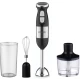 Blender de mana multifunctional cu doua trepte de viteza si doua lame din otel inoxidabil functie de mixare tocator 500W