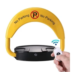 Blocator Parcare Automat Functionare pe Baterii Control de la Distanta galben