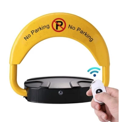 Blocator Parcare Automat Functionare pe Baterii Control de la Distanta galben