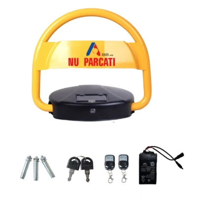 Blocator Parcare cu  Panou SOLAR  Automat si Telecomanda acumulator inclus