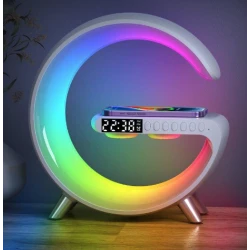 Boxa bluetooth 4A PRO cu Statie incarcare wireless 4 in 1 si lampa RGB