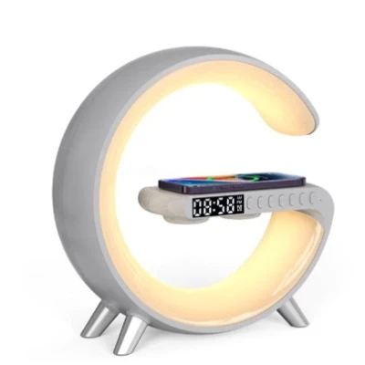 Boxa bluetooth 4A PRO cu Statie incarcare wireless 4 in 1 si lampa RGB