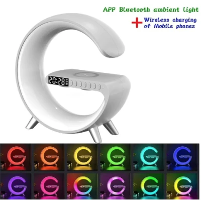 Boxa bluetooth 4A PRO cu Statie incarcare wireless 4 in 1 si lampa RGB