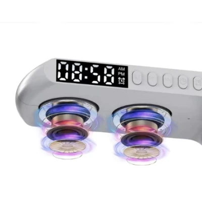 Boxa bluetooth 4A PRO cu Statie incarcare wireless 4 in 1 si lampa RGB