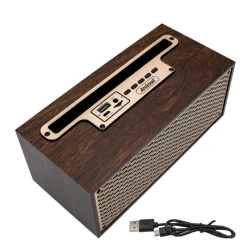 Boxa Bluetooth Andowl Q YX1620 model retro cu suport telefon