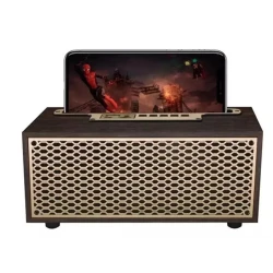 Boxa Bluetooth Andowl Q YX1620 model retro cu suport telefon