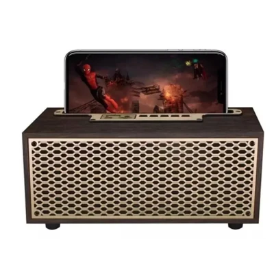 Boxa Bluetooth Andowl Q YX1620 model retro cu suport telefon