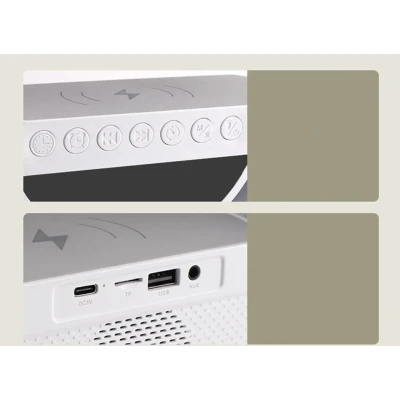 Boxa Bluetooth BT3401 LED display incarcare wireless ceas cu alarma