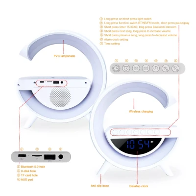 Boxa Bluetooth BT3401 LED display incarcare wireless ceas cu alarma