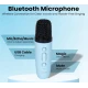 Boxa bluetooth cu microfon wireless KP K01 cu lumini RGB efecte vocale