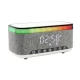 Boxa Bluetooth KP 559 3 in 1 cu incarcator wireless ceas si iluminare LED 10W