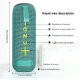 Boxa Bluetooth LED RGB KP 558 reincarcabila MP3 radio USB