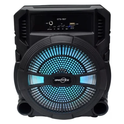 Boxa GTS 1807 Bluetooth de 8 inch cu LED RGB