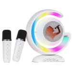 Boxa karaoke cu 2 microfoane wireless Bluetooth USB MI