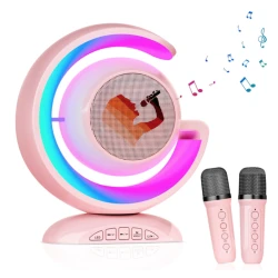 Boxa karaoke cu 2 microfoane wireless Bluetooth USB MI