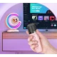 Boxa karaoke cu 2 microfoane wireless Bluetooth USB MI