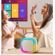 Boxa Karaoke Portabilă K12 cu 2 Microfoane Wireless LED RGB Radio FM
