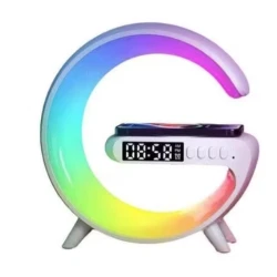 Boxa Mica bluetooth G63 cu Statie incarcare wireless si lampa RGB