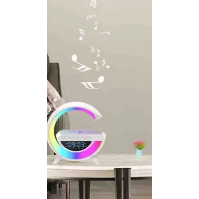 Boxa Mica bluetooth G63 cu Statie incarcare wireless si lampa RGB
