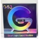Boxa Mica bluetooth G63 cu Statie incarcare wireless si lampa RGB